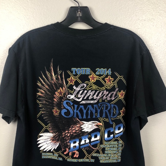 Lynyrd Skynyrd in Concert Bad Co 2014 shirt (M) - Picture 7 of 11
